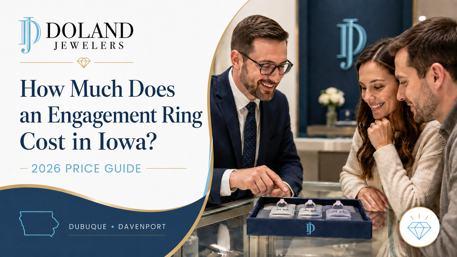 How Much Does an Engagement Ring Cost in Iowa? (2026 Price Guide)