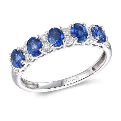 Le Vian 14K Gold Sapphire Ring, 0.95 CTW Diamonds