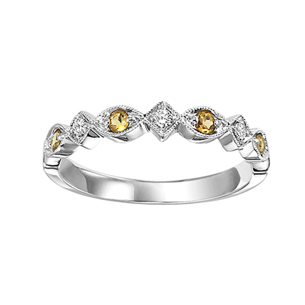 10K Gold Diamond Ring, 0.16 CTW Diamonds