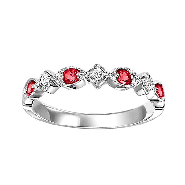 10K Gold Diamond Ring, 0.16 CTW Diamonds