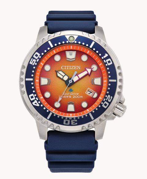 Citizen Eco-Drive Promaster Dive Blue Silicone Strap Men’s Watch