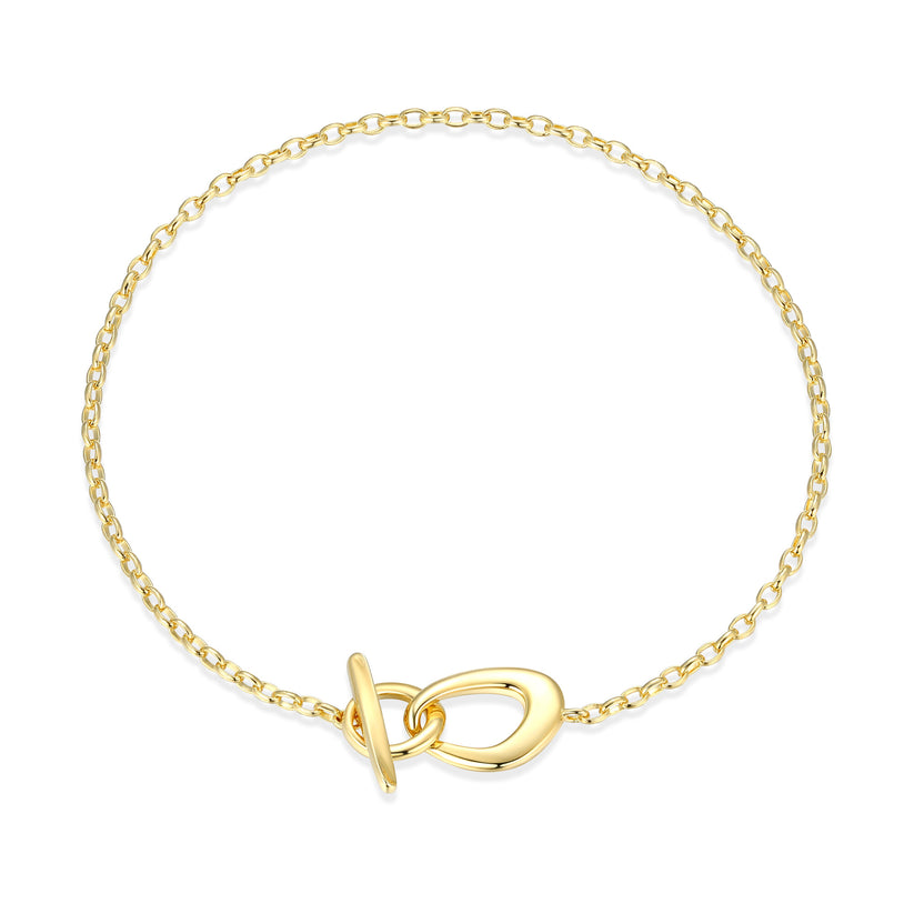 Elle 14K Yellow Gold-Plated Bracelet
