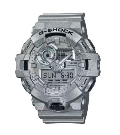 Casio G-Shock Metallic Silver Analog-Digital Watch