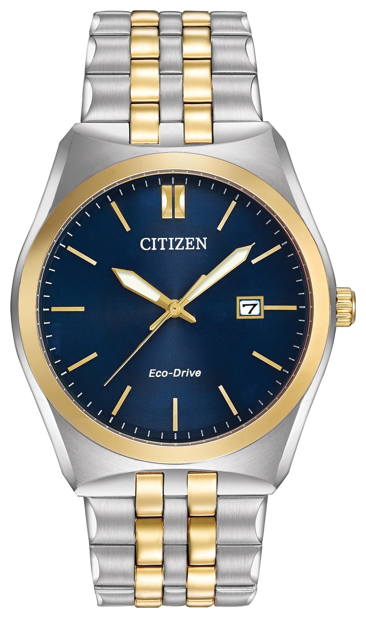 Citizen Eco-Drive Corso Two-Tone Men's Dress Watch with Day-Date