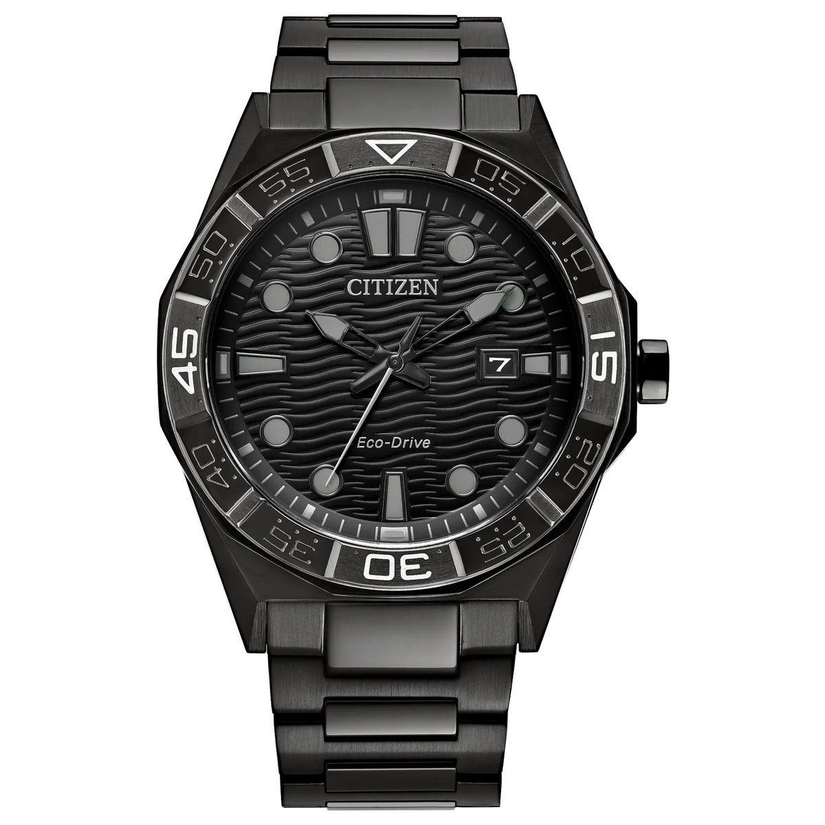 Citizen Eco-Drive Brycen Black Stainless Steel Men’s Watch