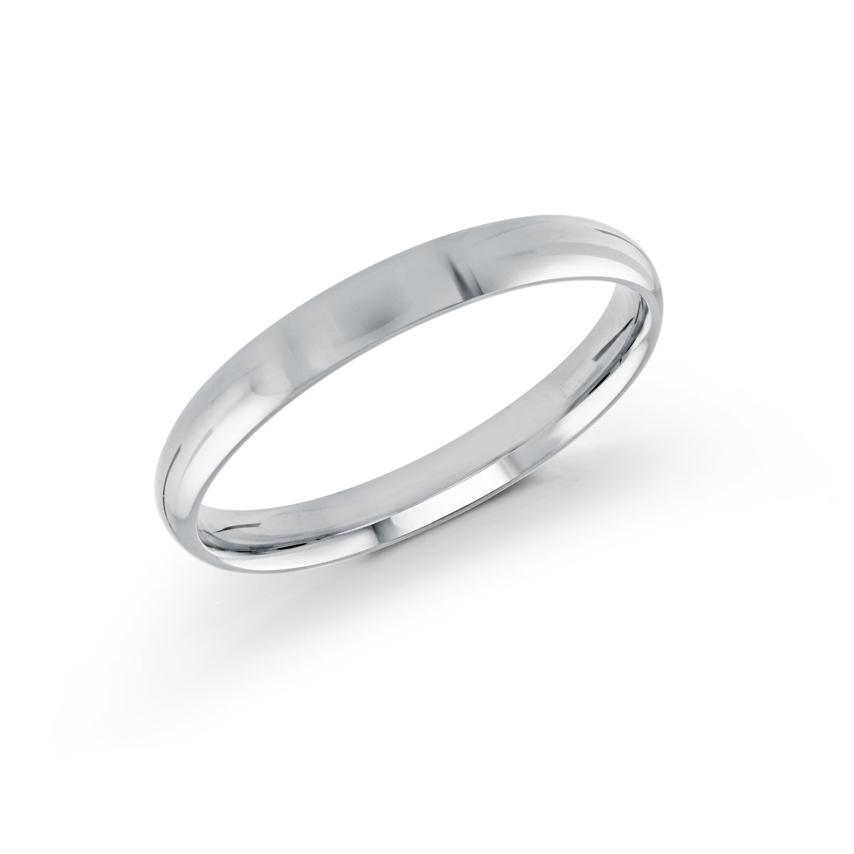 White Gold Wedding Band