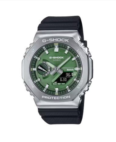 Casio G-Shock Solar Black and Stainless Steel Smartphone-Linked Men’s Watch